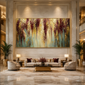 AVIORART Cascading Bloom Wall Art Canvas