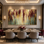 AVIORART Cascading Bloom Wall Art Canvas