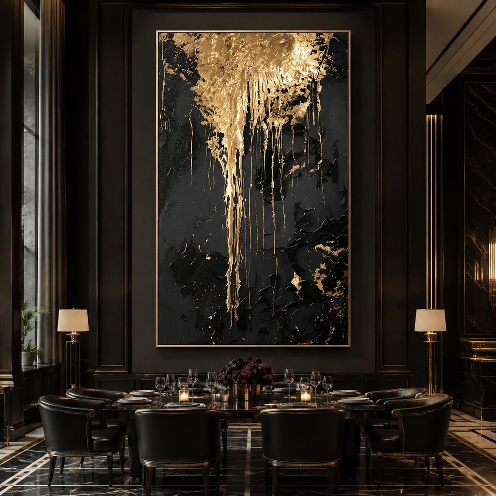 AVIORART Cascading Wealth Wall Art Canvas