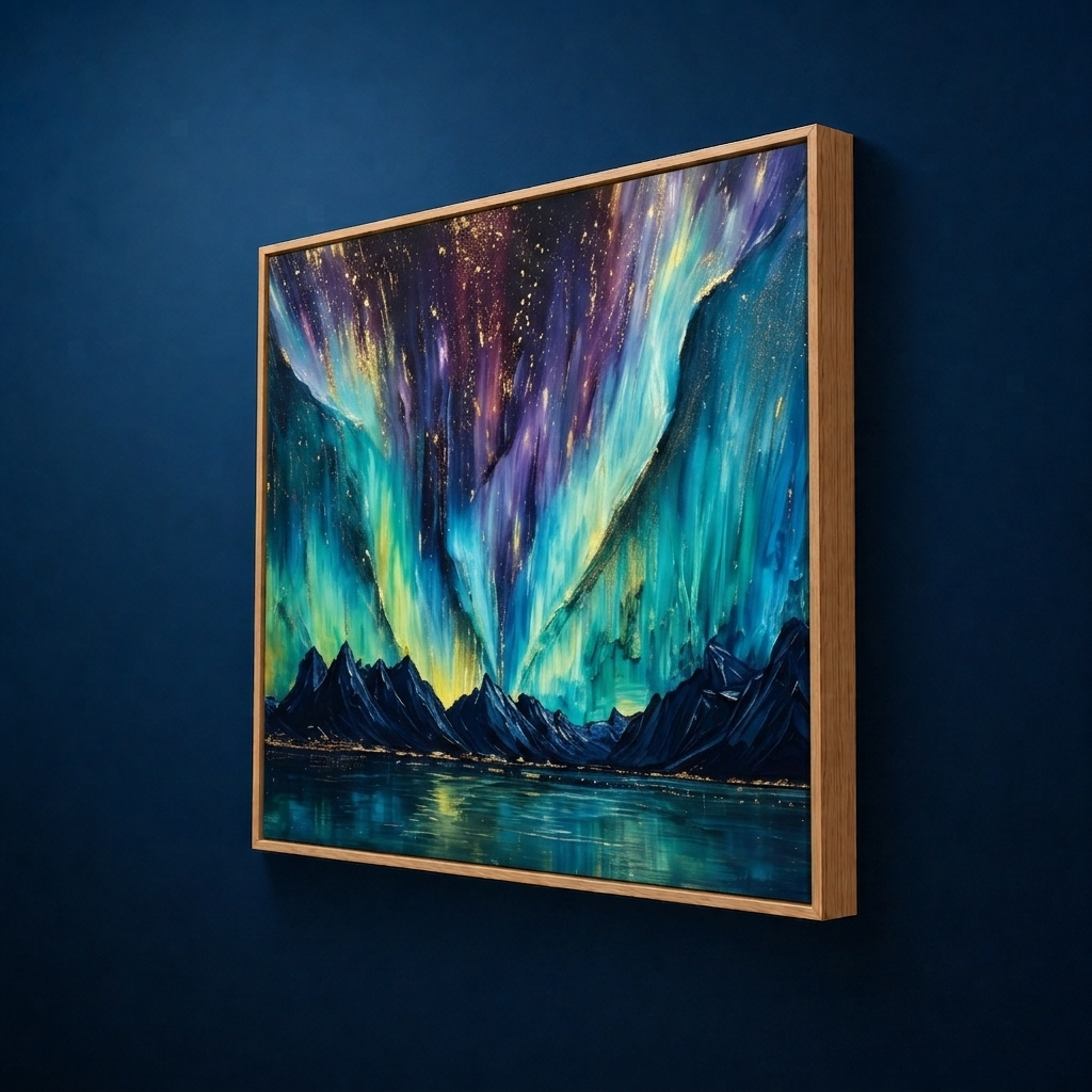 AVIORART Celestial Lights Wall Art Canvas