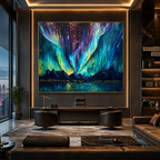 AVIORART Celestial Lights Wall Art Canvas