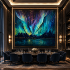 AVIORART Celestial Lights Wall Art Canvas