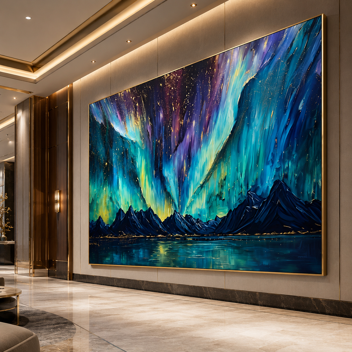 AVIORART Celestial Lights Wall Art Canvas