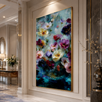 AVIORART Celestial Petals Wall Art Canvas