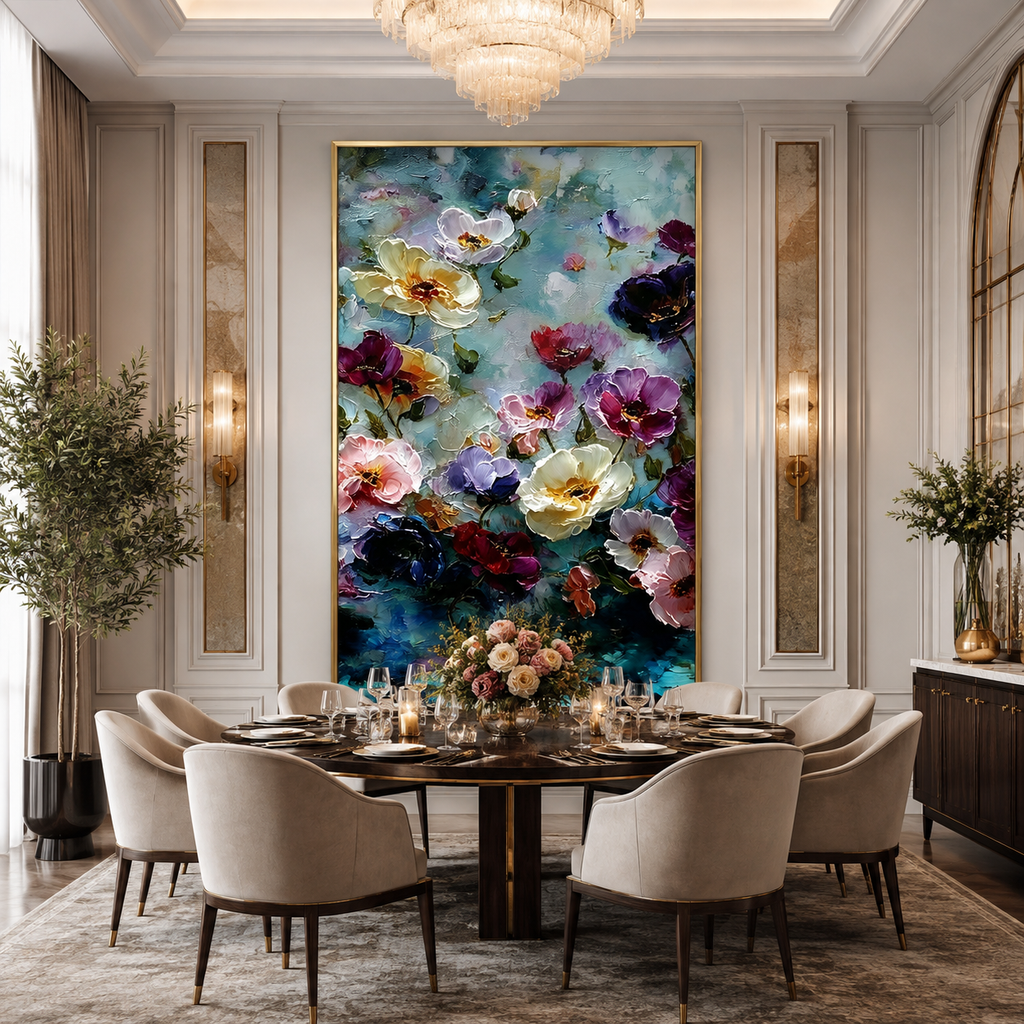 AVIORART Celestial Petals Wall Art Canvas