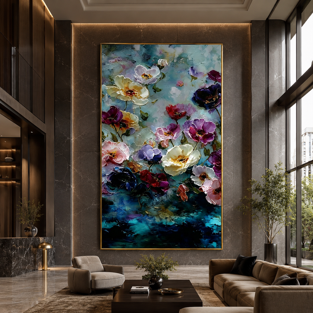 AVIORART Celestial Petals Wall Art Canvas