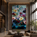 AVIORART Celestial Petals Wall Art Canvas