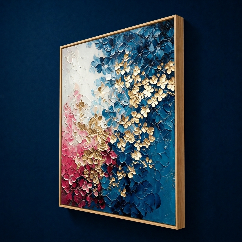AVIORART Champagne Blossoms Wall Art Canvas
