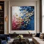 AVIORART Champagne Blossoms Wall Art Canvas