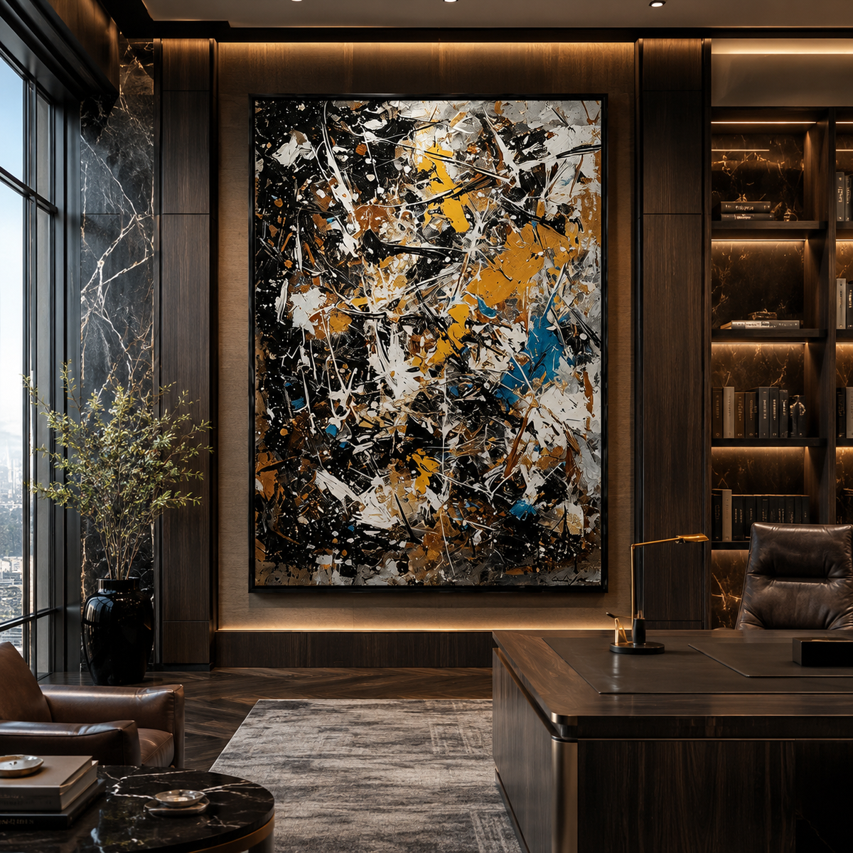 AVIORART Chaos and Balance Wall Art Canvas