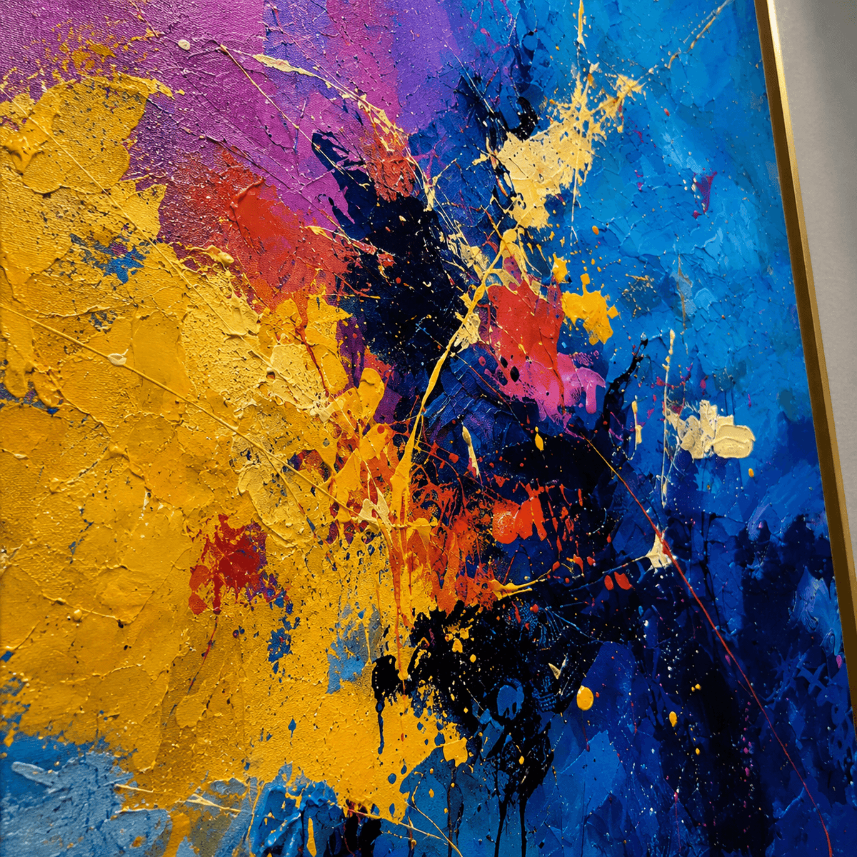 AVIORART Hit by Color Wall Art Canvas