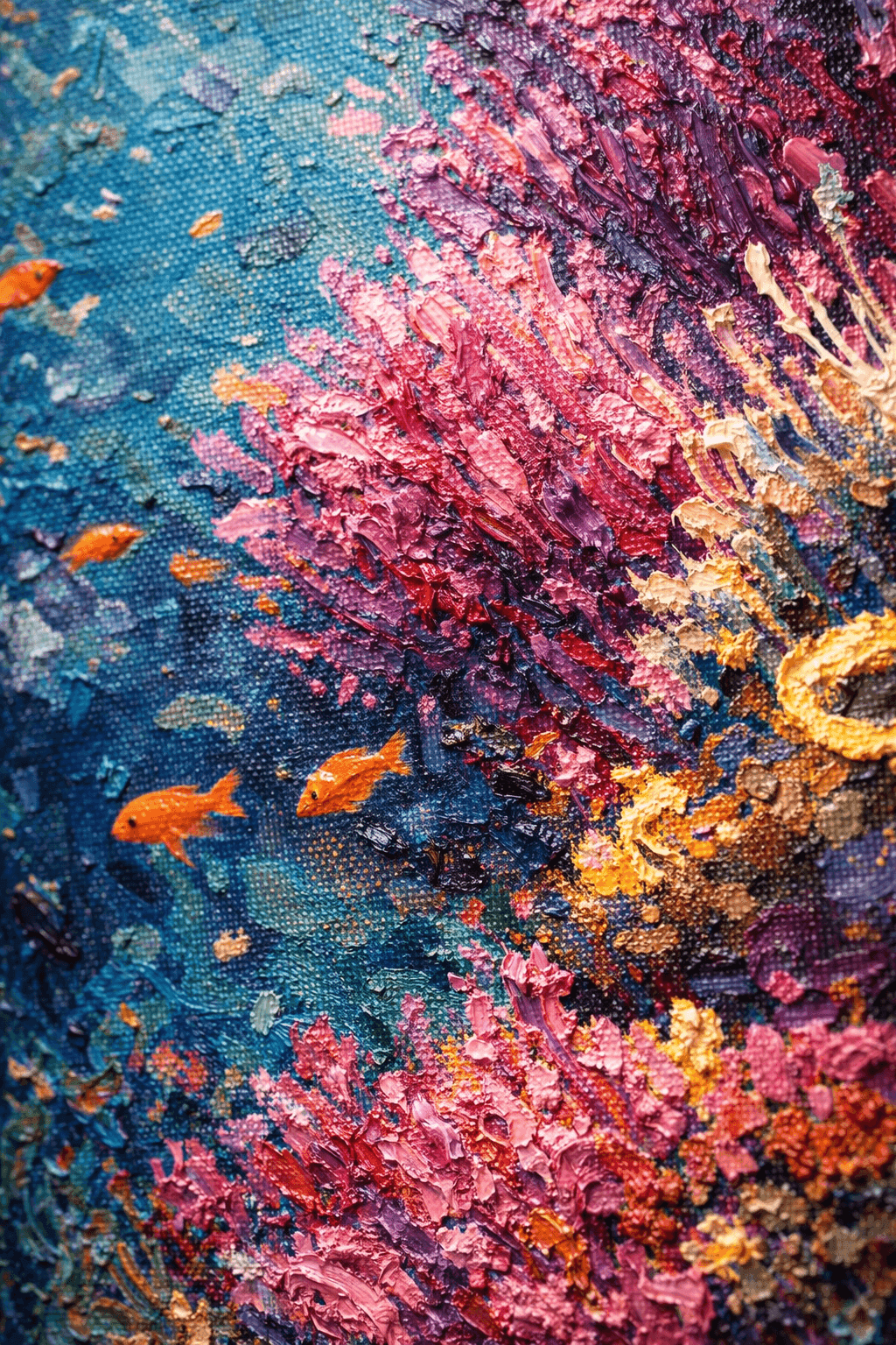 AVIORART Coral Garden Wall Art Canvas