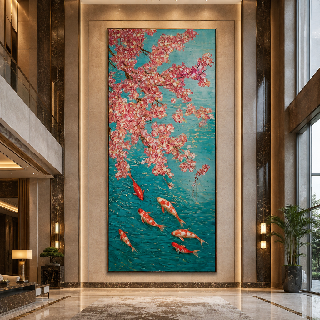 AVIORART Cherry Canopy Wall Art Canvas