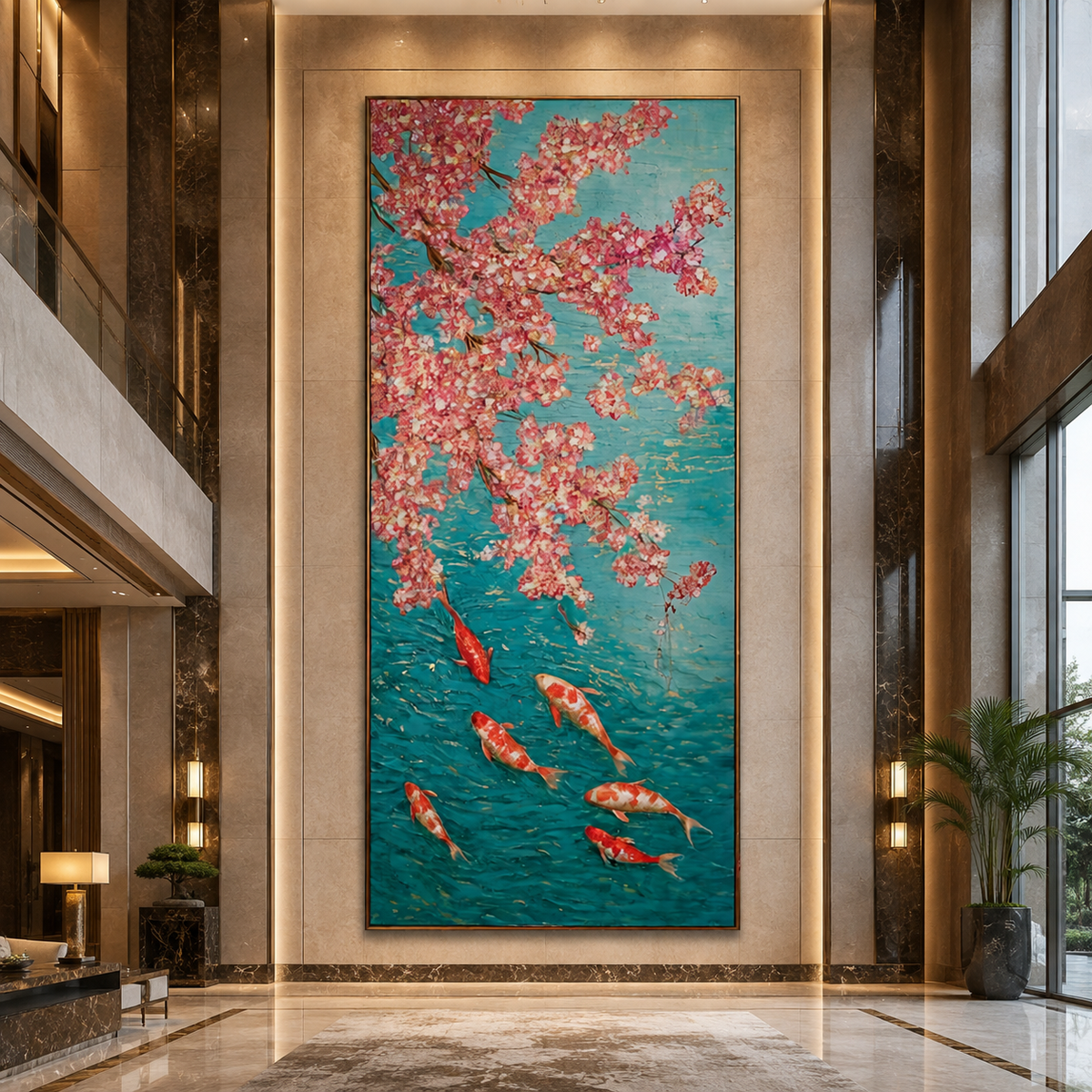 AVIORART Cherry Canopy Wall Art Canvas