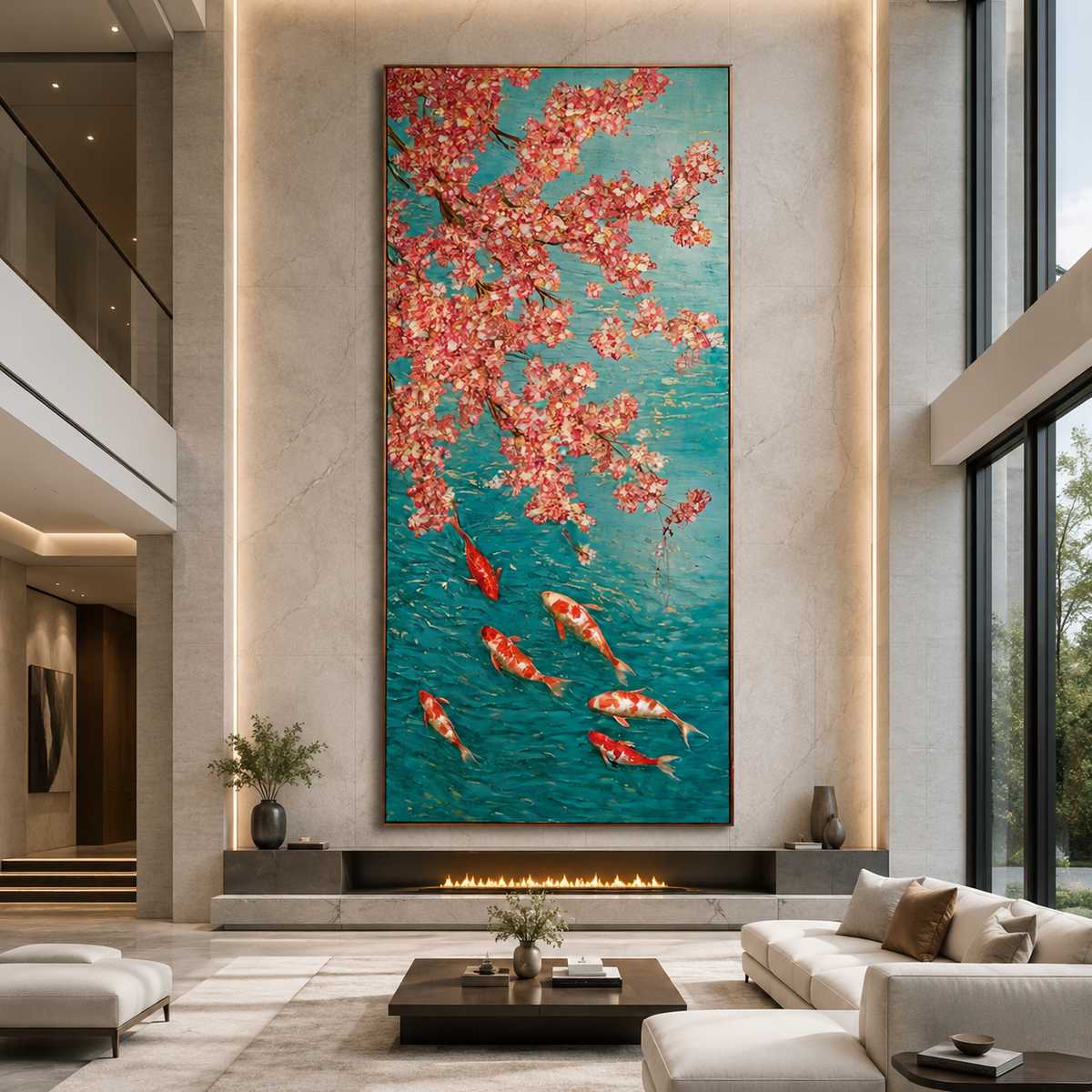 AVIORART Cherry Canopy Wall Art Canvas