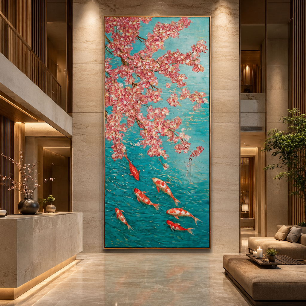AVIORART Cherry Canopy Wall Art Canvas