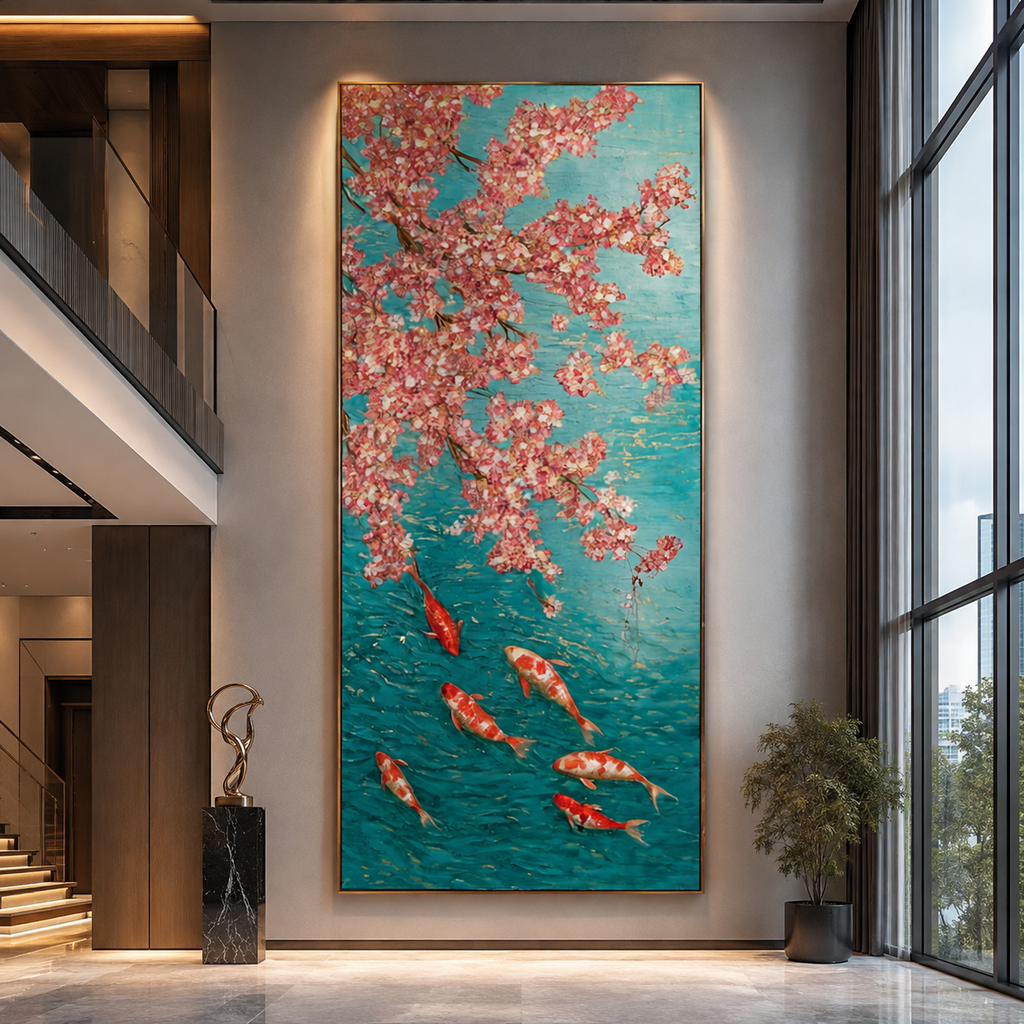 AVIORART Cherry Canopy Wall Art Canvas