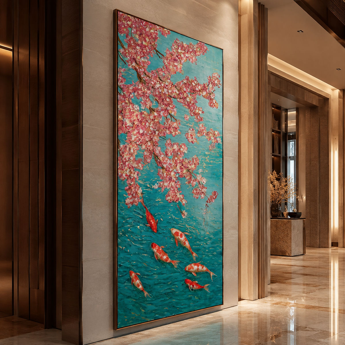 AVIORART Cherry Canopy Wall Art Canvas