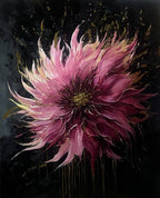 AVIORART Blooms at Night Wall Art Canvas
