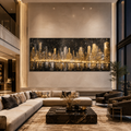 AVIORART City of Gold Wall Art Canvas