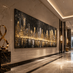 AVIORART City of Gold Wall Art Canvas