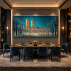 AVIORART City of Snowlight Wall Art Canvas