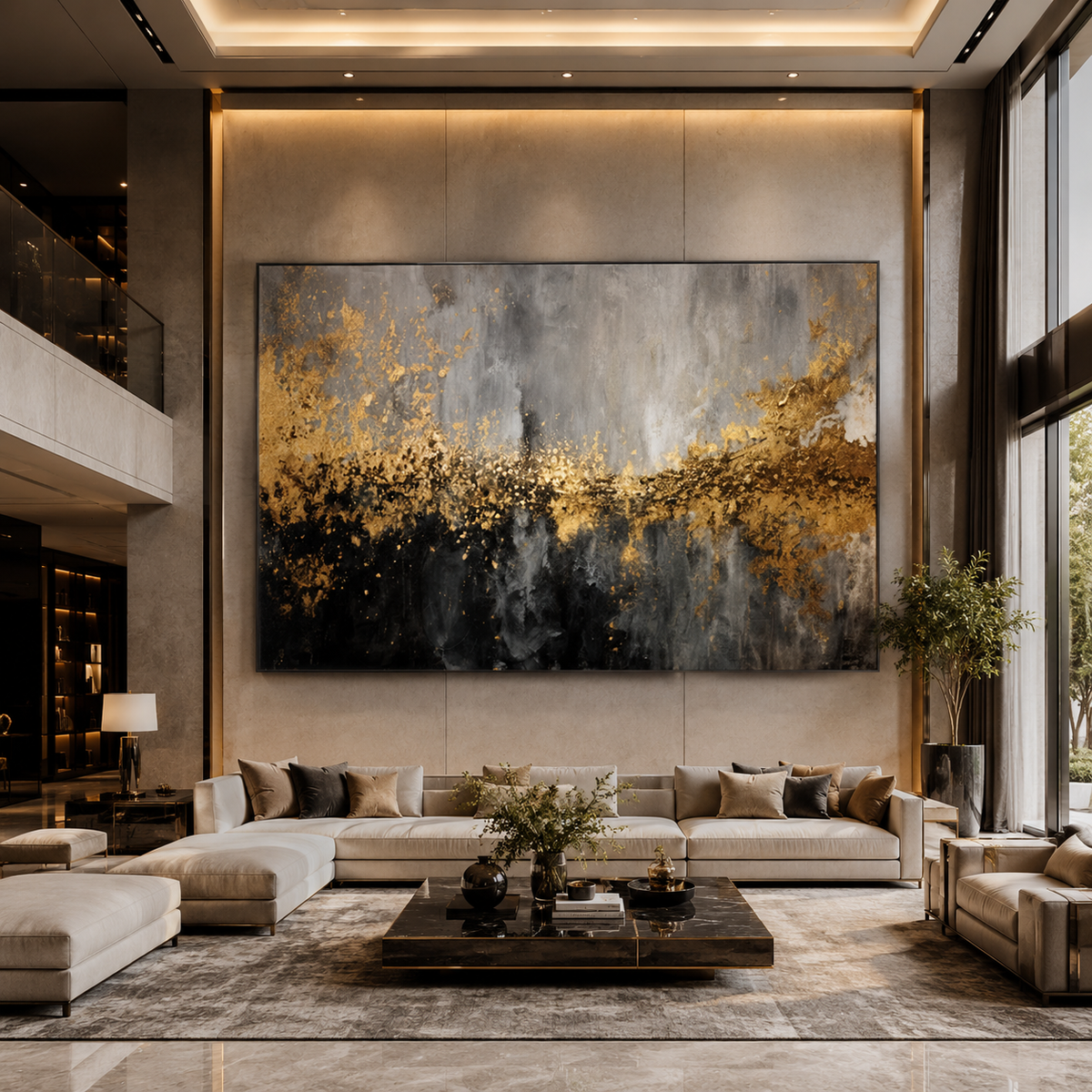 AVIORART Clash of Neutrals Wall Art Canvas