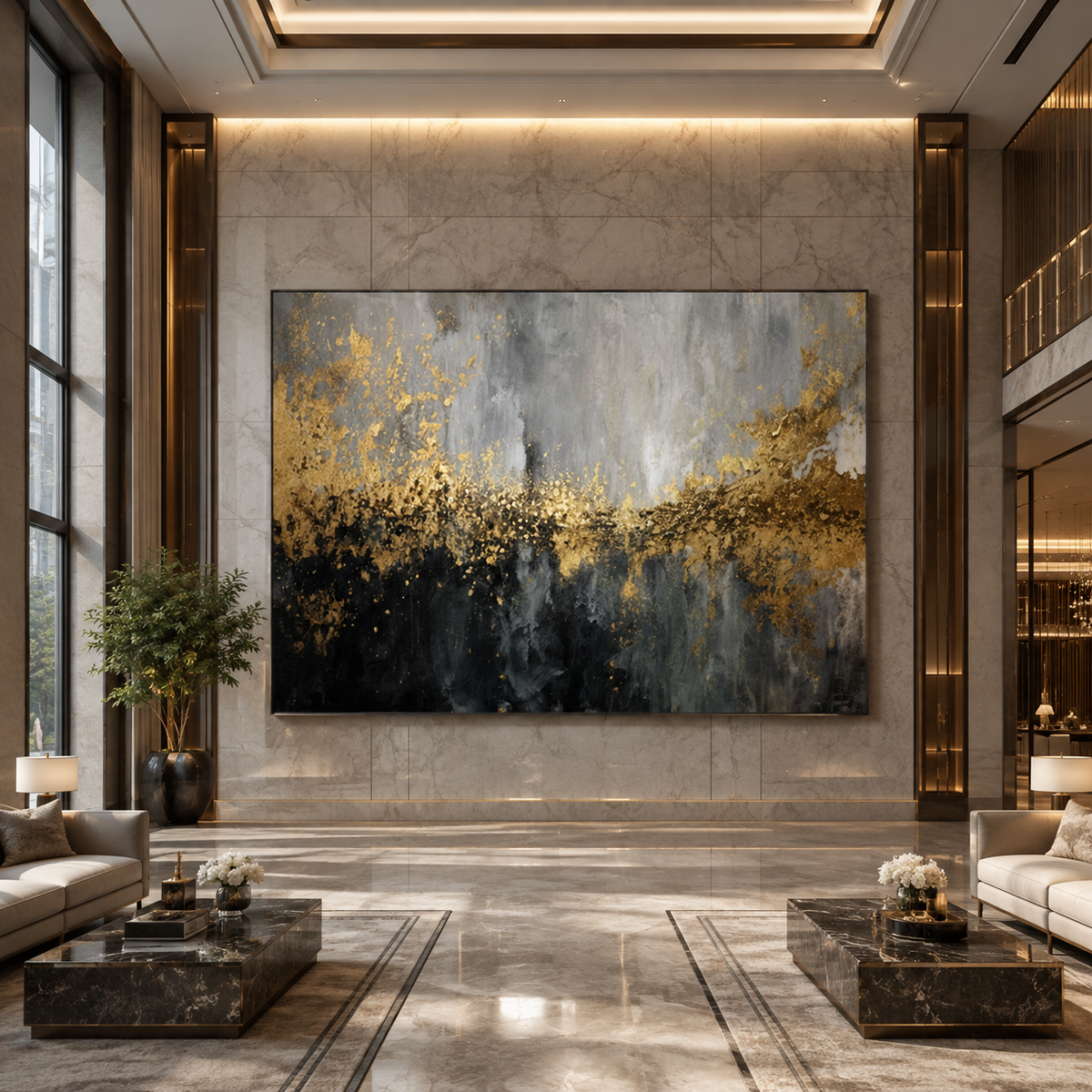 AVIORART Clash of Neutrals Wall Art Canvas