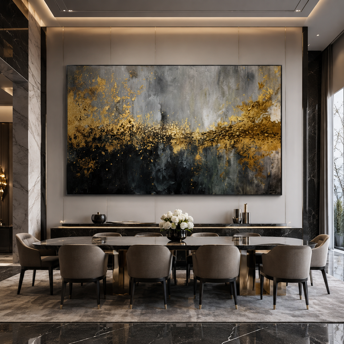 AVIORART Clash of Neutrals Wall Art Canvas