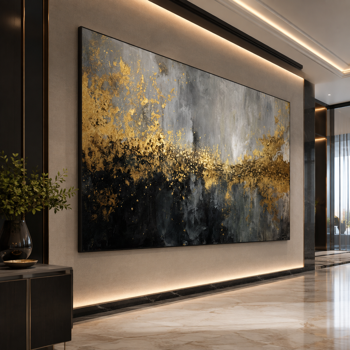 AVIORART Clash of Neutrals Wall Art Canvas
