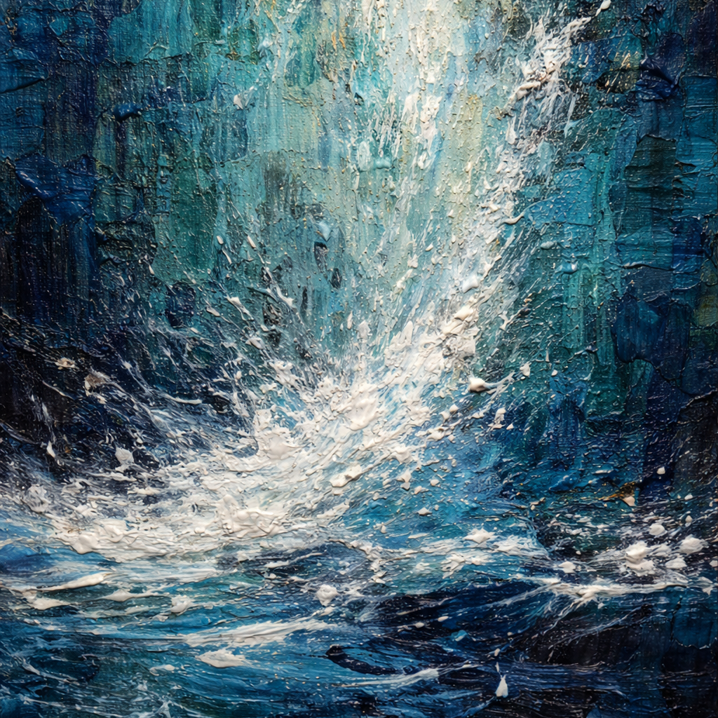 AVIORART Torrential Light Wall Art Canvas