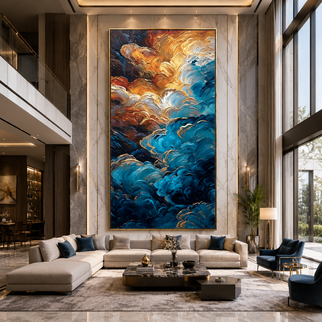 AVIORART Clouds of Creation Wall Art Canvas