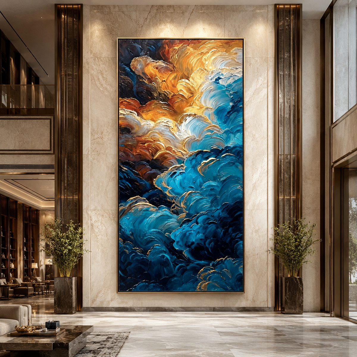 AVIORART Clouds of Creation Wall Art Canvas