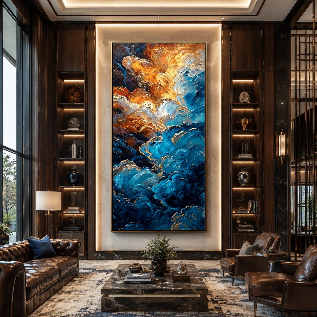 AVIORART Clouds of Creation Wall Art Canvas