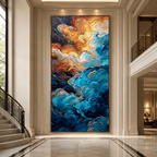 AVIORART Clouds of Creation Wall Art Canvas