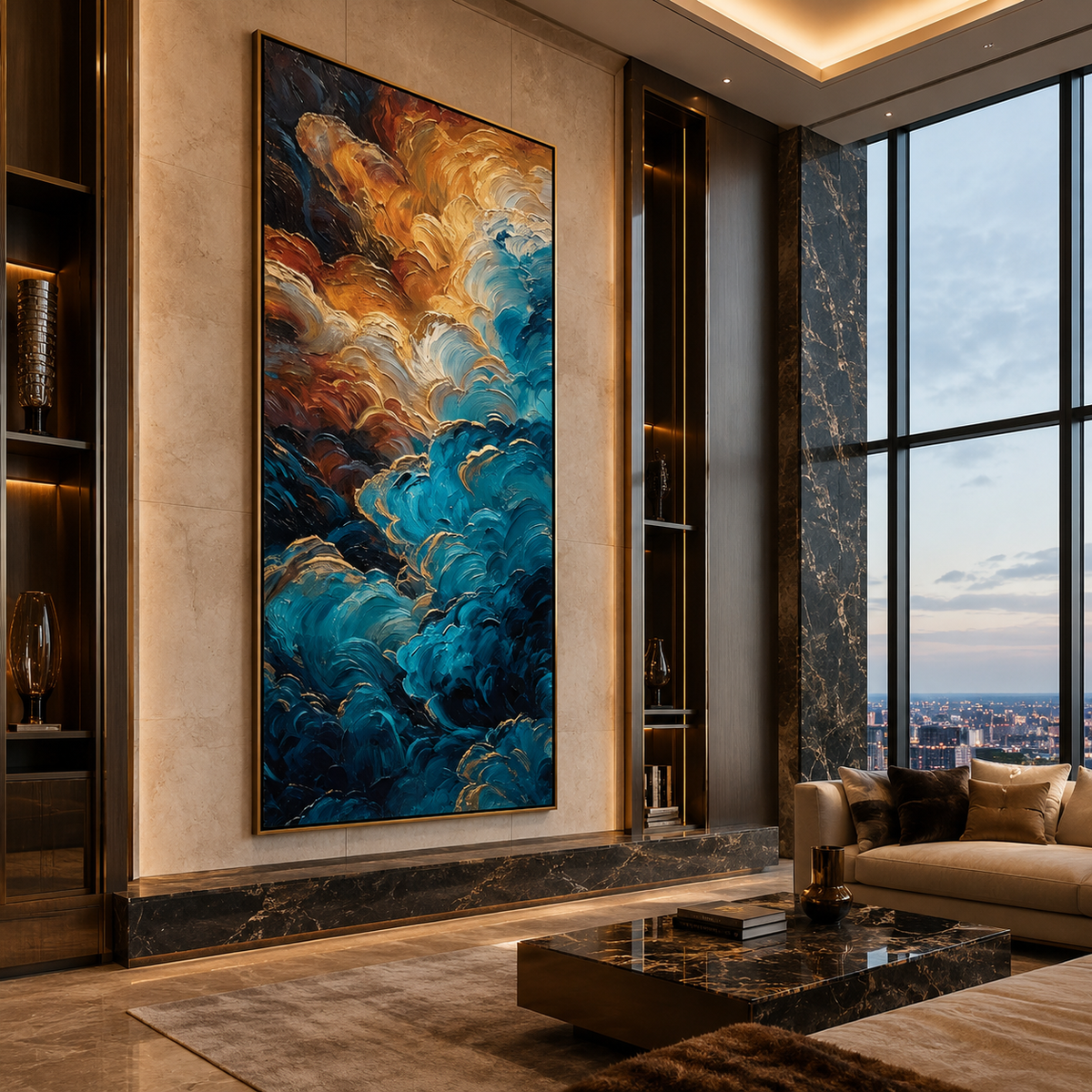 AVIORART Clouds of Creation Wall Art Canvas