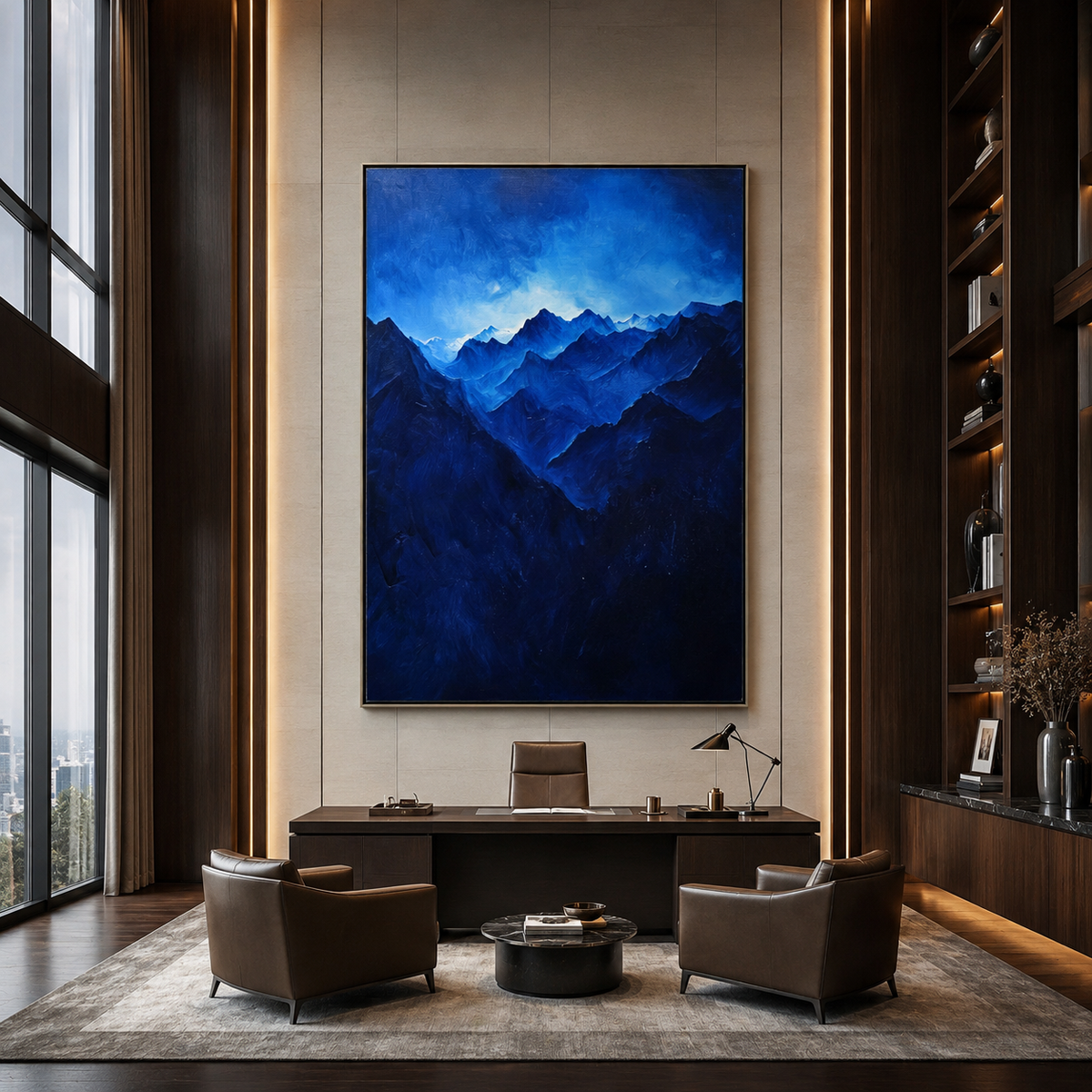 AVIORART Cold Depth Wall Art Canvas