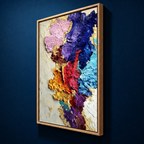 AVIORART Color Declaration Wall Art Canvas