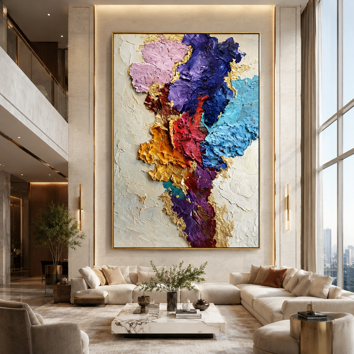 AVIORART Color Declaration Wall Art Canvas