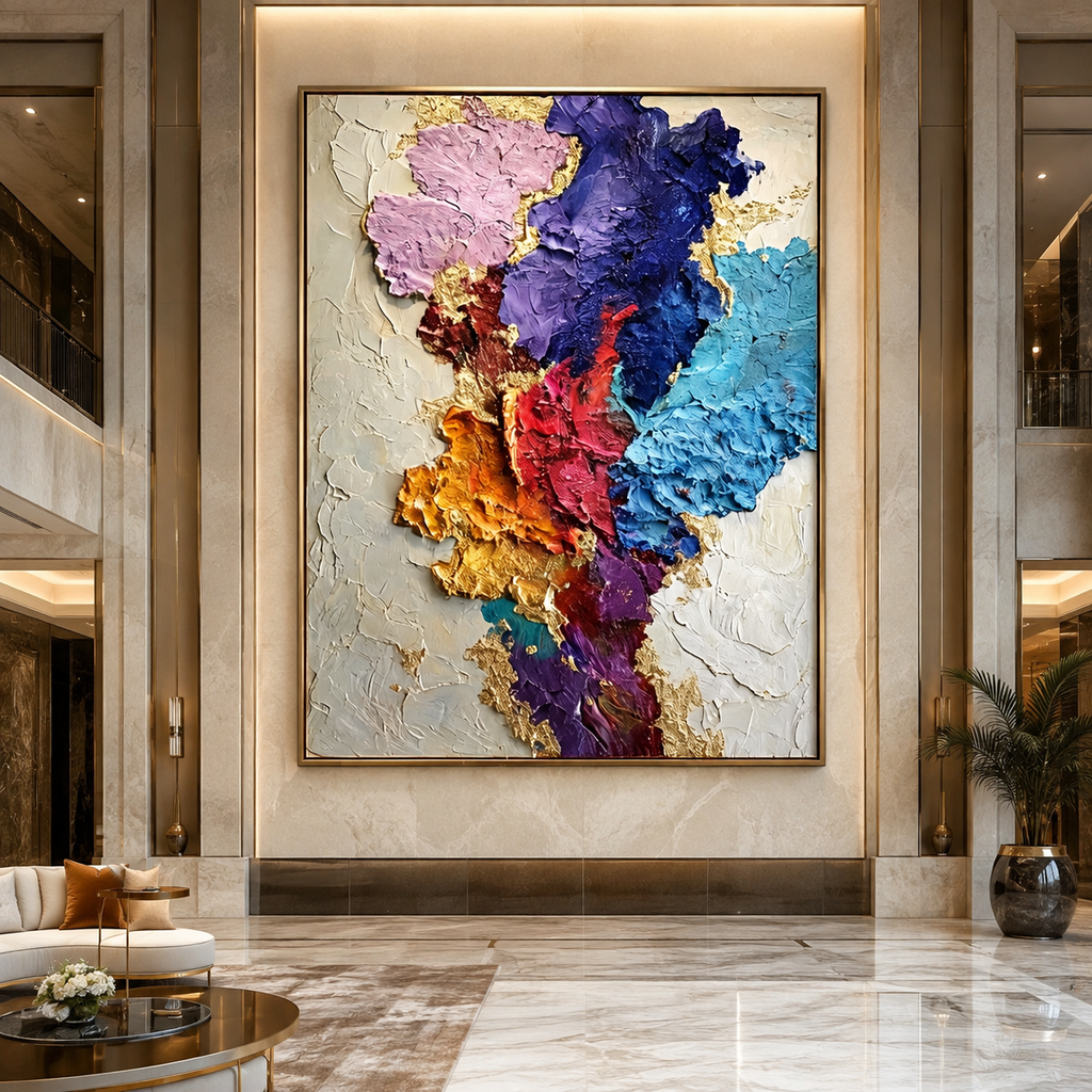 AVIORART Color Declaration Wall Art Canvas