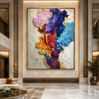 AVIORART Color Declaration Wall Art Canvas