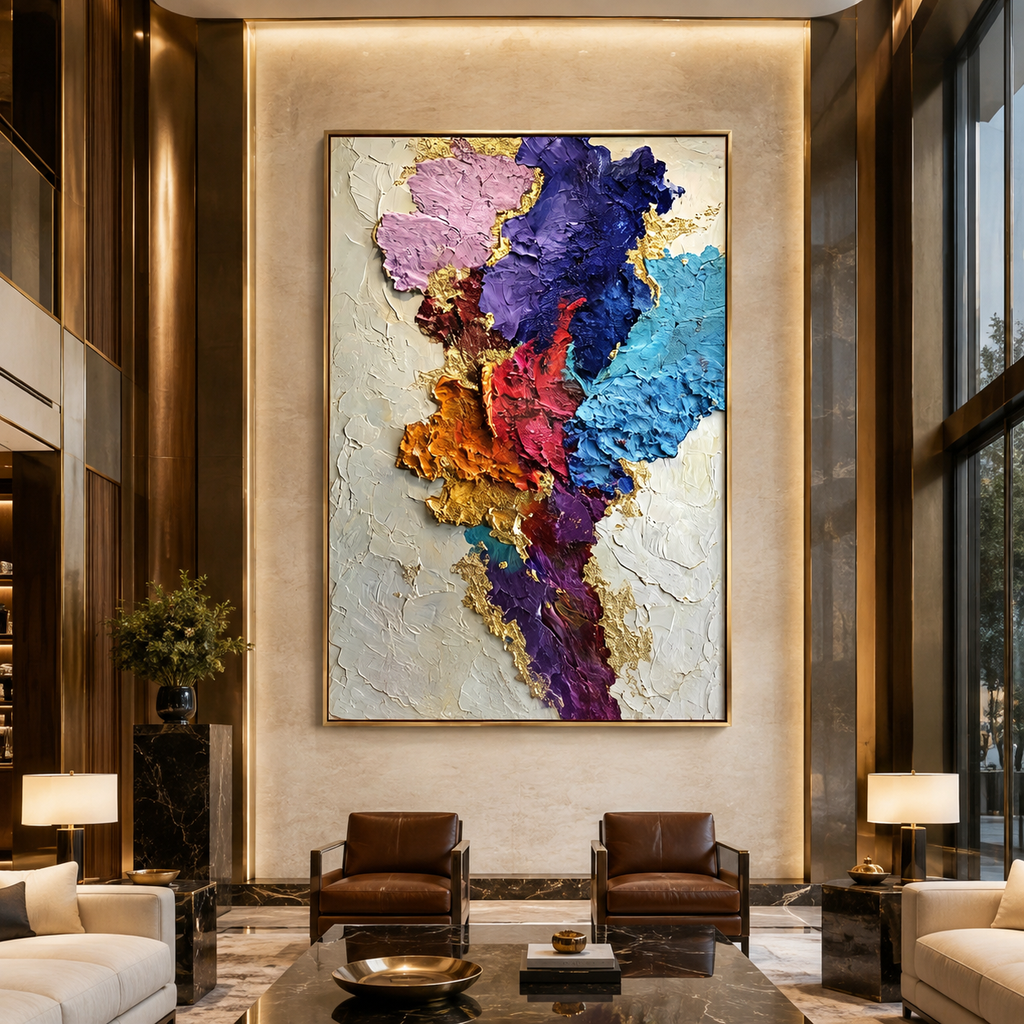 AVIORART Color Declaration Wall Art Canvas