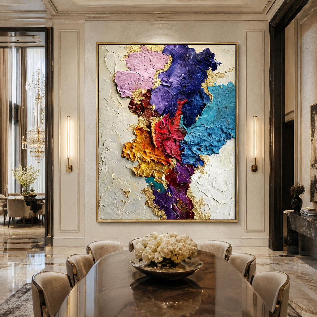 AVIORART Color Declaration Wall Art Canvas