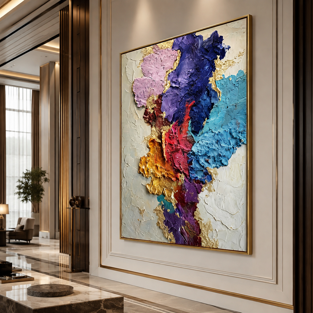 AVIORART Color Declaration Wall Art Canvas