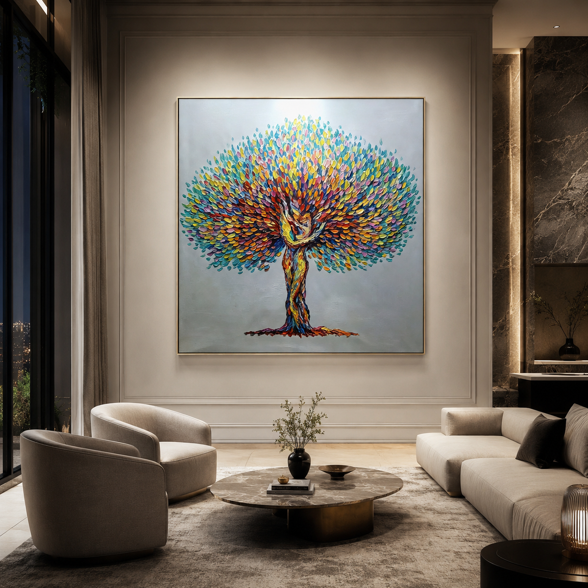 AVIORART Connected Souls Wall Art Canvas