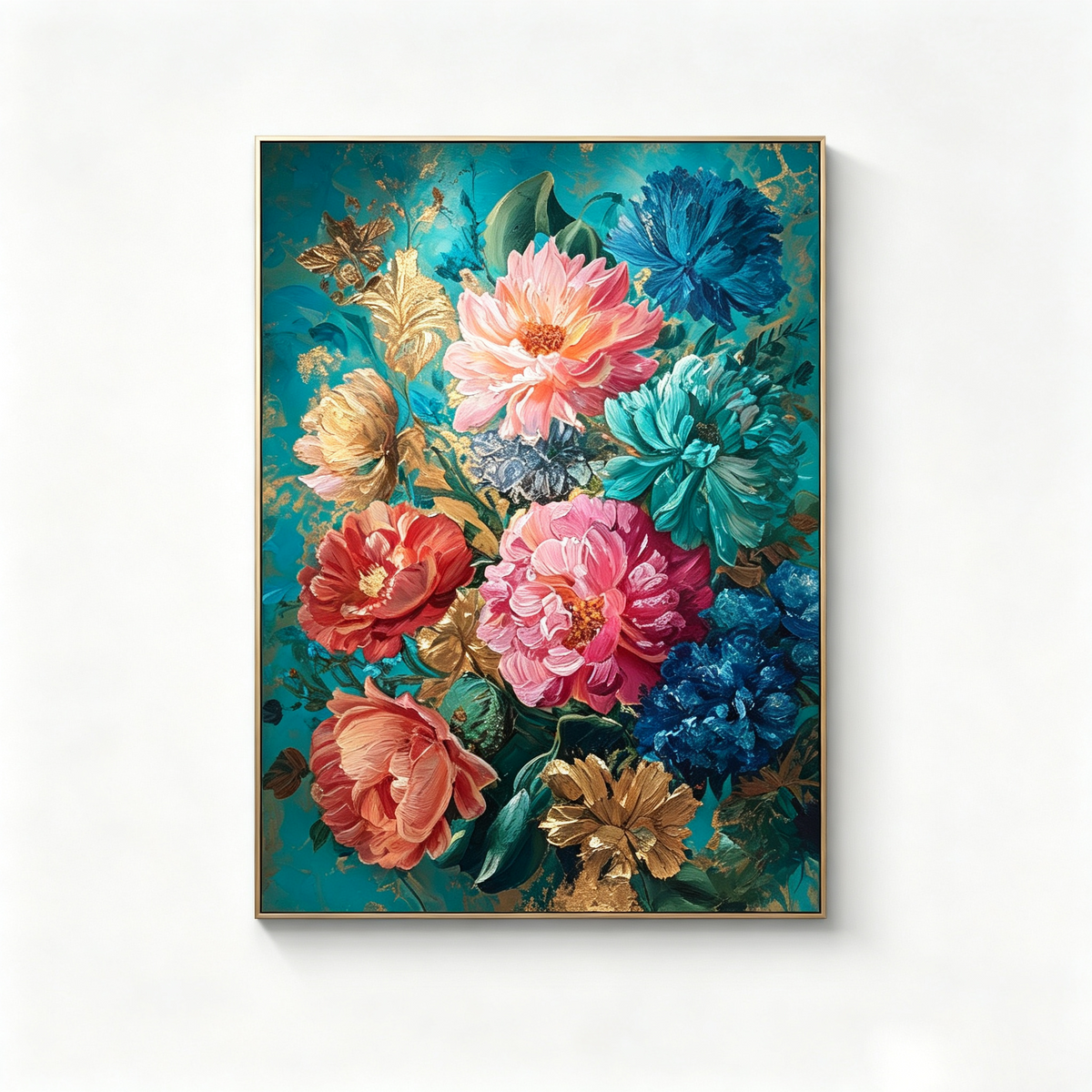 AVIORART Coral Blooms Wall Art Canvas