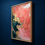 AVIORART Coral Clouds Wall Art Canvas