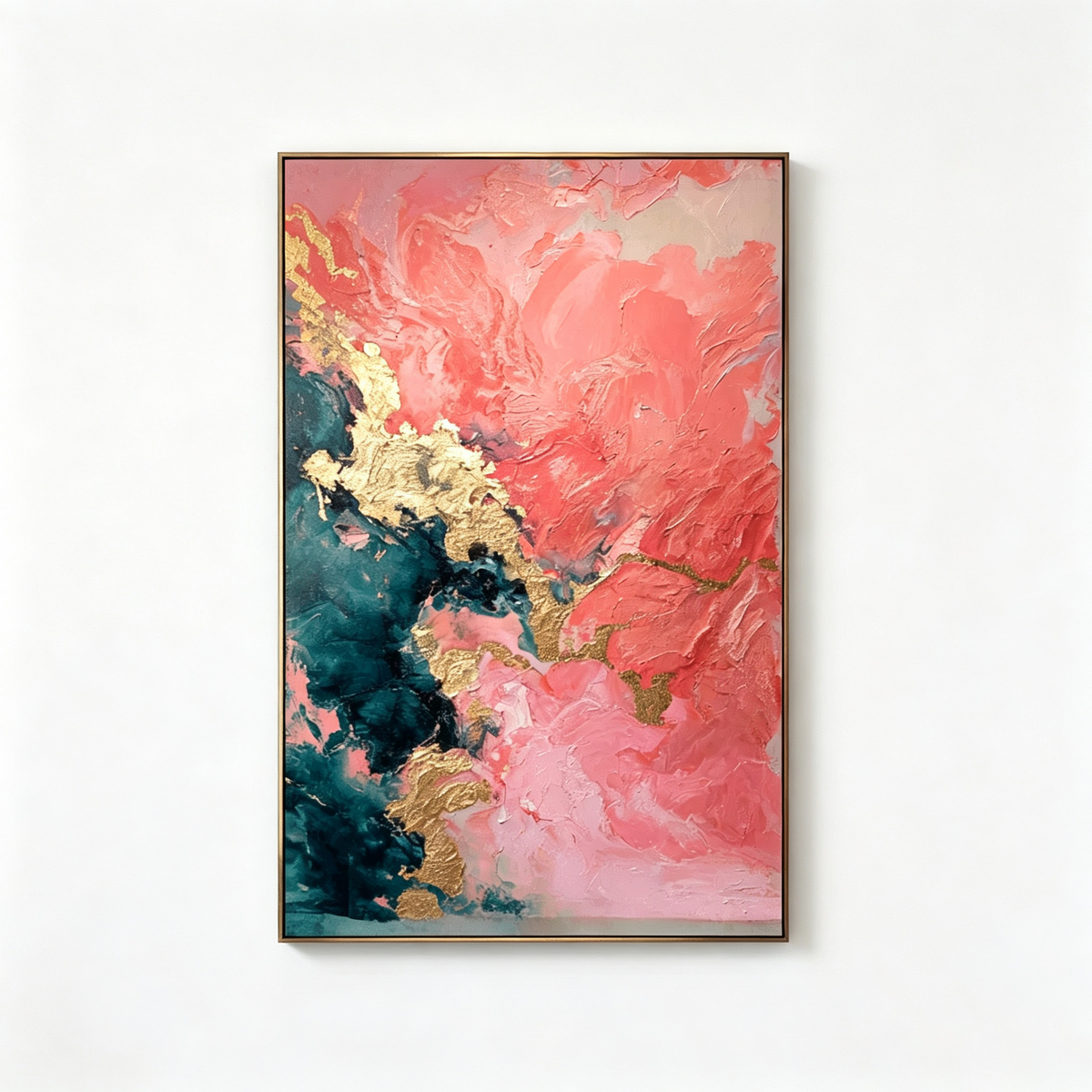 AVIORART Coral Clouds Wall Art Canvas