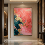 AVIORART Coral Clouds Wall Art Canvas