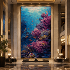 AVIORART Coral Garden Wall Art Canvas